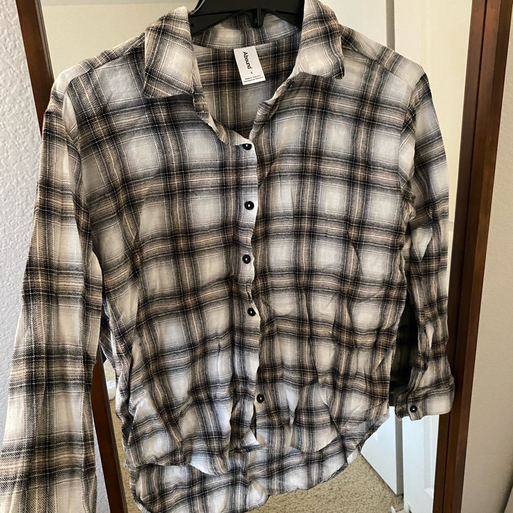 Abound plaid shirt